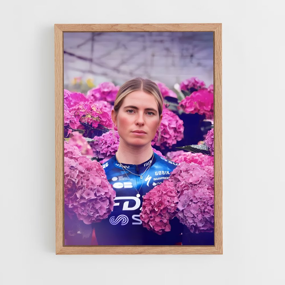 Poster Fleur de Vitesse – affiche Cyclisme (vue 4)